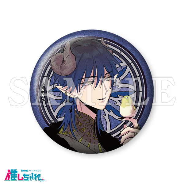 D05/グリッター丸缶バッジ アンヘル